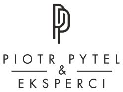 Piotr Pytel Eksperci logo podstawowe pionowe achromatyczne czarne